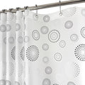 Plastic Shower Curtain Liner, Waterproof Printed PEVA Shower Curtain by TRIMENGO