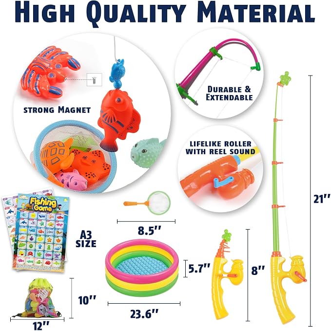 CozyBomB™ Magnetic Fishing Toys Game Set - Image 3
