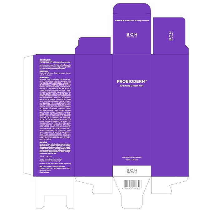 BIOHEAL BOH Probioderm™ 3D Lifting Cream Mist 3.38 fl oz | Face Moisturizers - Image 2