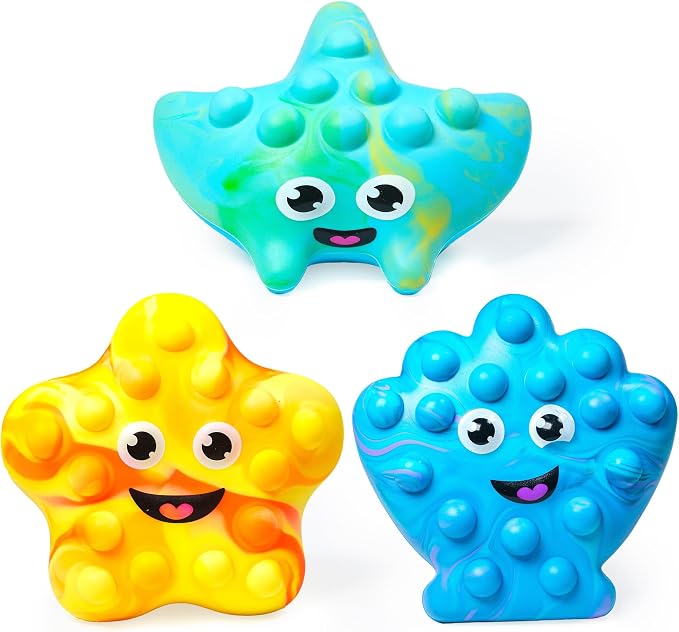 Tub Works® Tub Poppers™ Popping Kids & Toddler Bath Toys, 3 Pack | Push by TubWorks