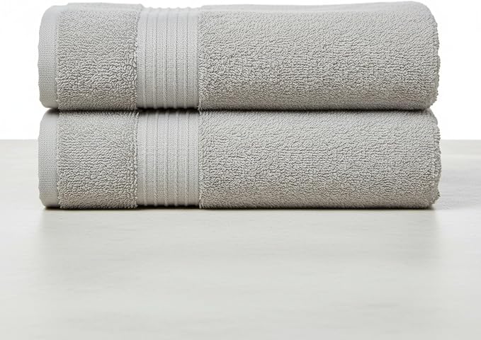Milara Turkish Super-Plush Bath Towels Set 2-Piece | Premium Cotton Bath Towel by MilaraCreations