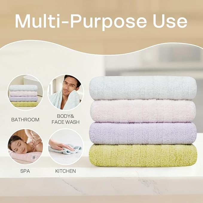 Vie Triomphe Facial Towels Washcloth Luxury Hand Towels - Image 2