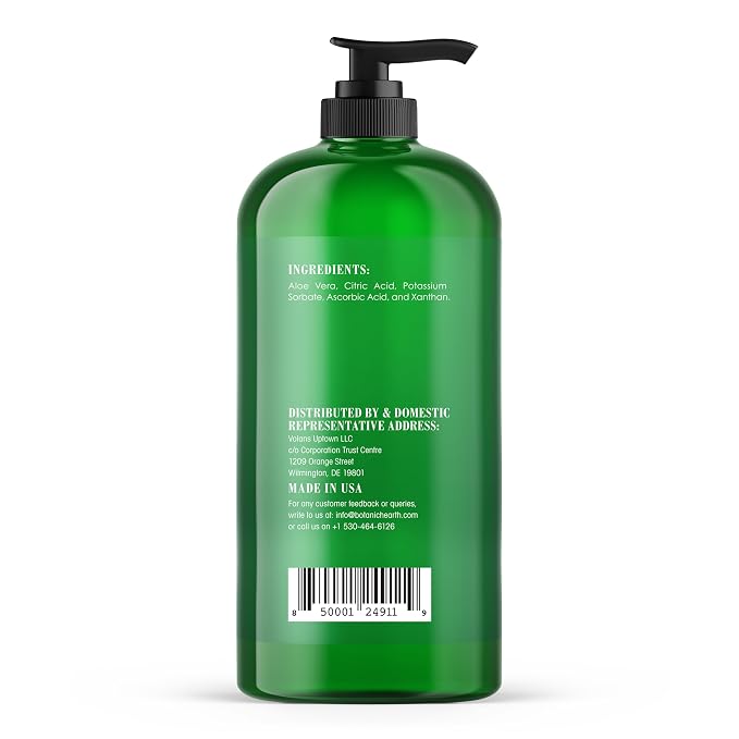 Botanic Hearth Aloe Vera Moisturizing Liquid Gel – 100% Pure Aloe, Enriched - Image 2