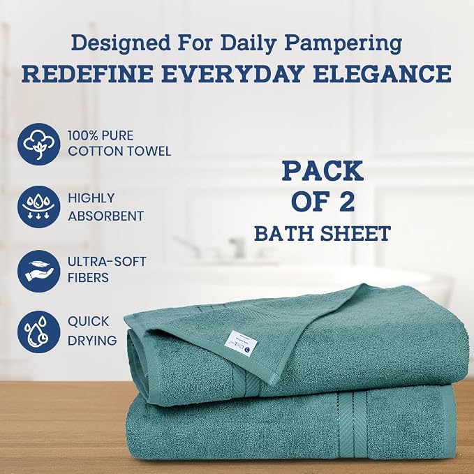 Casa Lino Bath Sheets Set Extra Large - Image 2