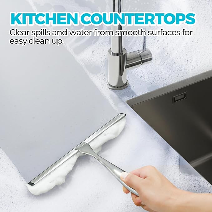 12-Inch All-Purpose Shower Squeegee - Image 6