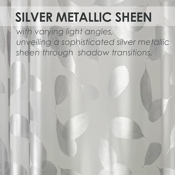 Plastic Shower Curtain Liner, Waterproof Printed PEVA Shower Curtain - Image 4