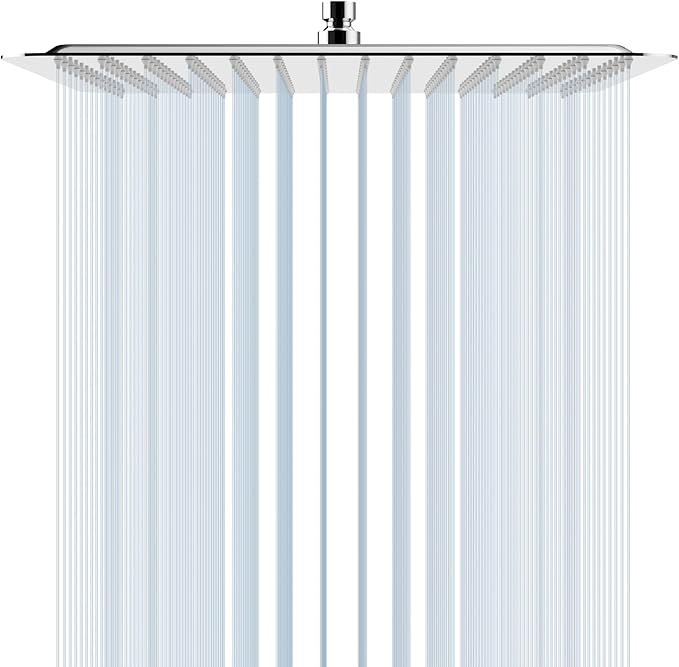 SR SUN RISE 16 Inch Rain Shower Head, High Pressure Rainfall Showerhead Large by SRSUNRISE
