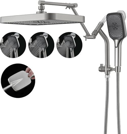 14" High Pressure Rain/Rainfall Shower Heads by Psylc