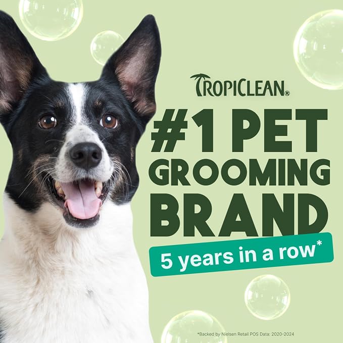 TropiClean Oatmeal Dog Shampoo for Itchy Skin Relief, Soothing Medicated Itch - Image 4