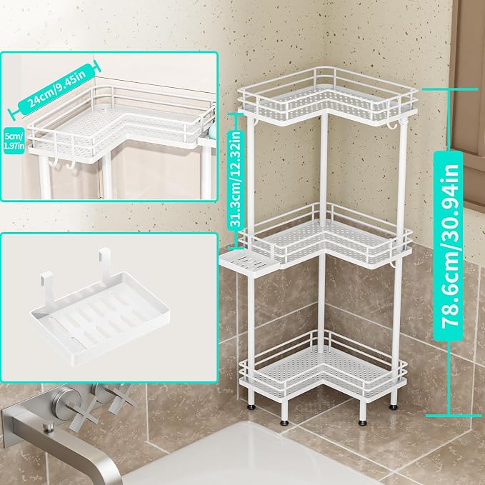 HapiRm Corner Shower Caddy Standing - Image 5