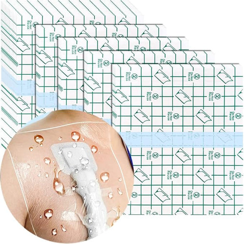 100Pcs Waterproof Shower Protector Bandage 4"x4" by Hola+Health
