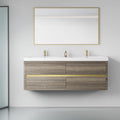 60" Wall-Mounted Bathroom Vanity by DOPERFE