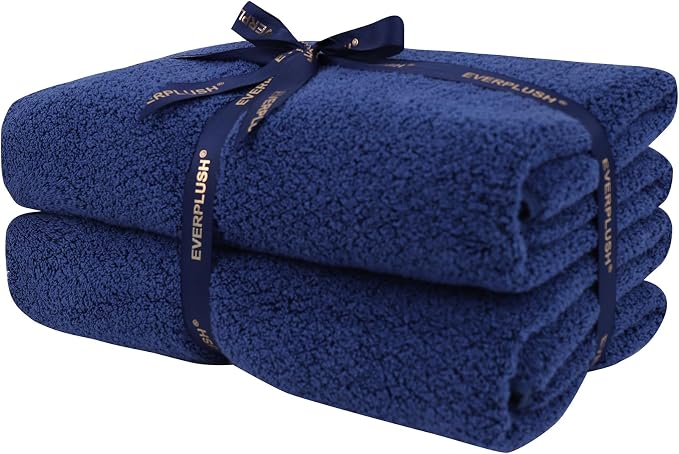 Everplush Diamond Collection Oversized Bath Towel – 2 Pieces, Super Soft & by Everplush