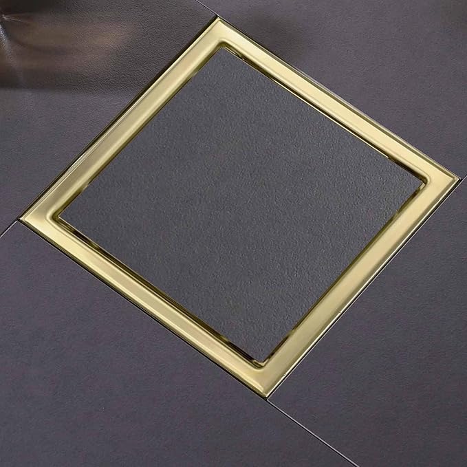4 Inch Square Shower Floor Drain, Shower Drain Kit - Image 3