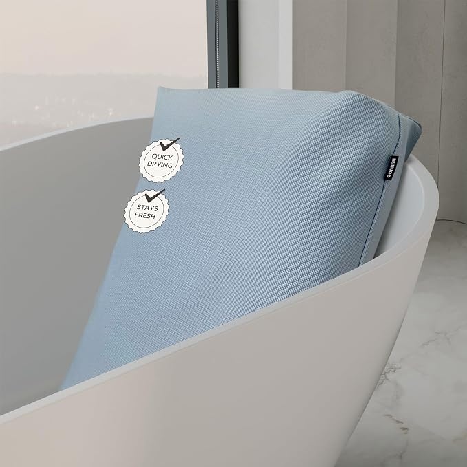 Bath Pillows for Tub Neck and Back Support, Bathtub Cushion backrest headrest - Image 3