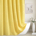 84inches Extra Long Yellow Shower Curtain Boho Farmhouse Shower Curtain 72 x 84 by TURKIO