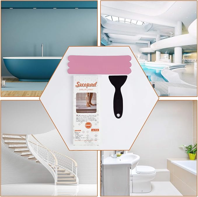 Anti Slip Shower Stickers, Safety Bathtub Strips Adhesive Decals - Image 6