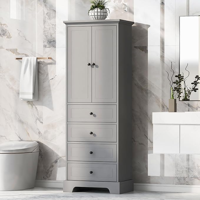 Tall Narrow Storage Cabinet - Image 3