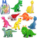 Dinosaur Bath Toys for Toddler Kids: No Hole Mold Free Bathtub Toys by Lemofix