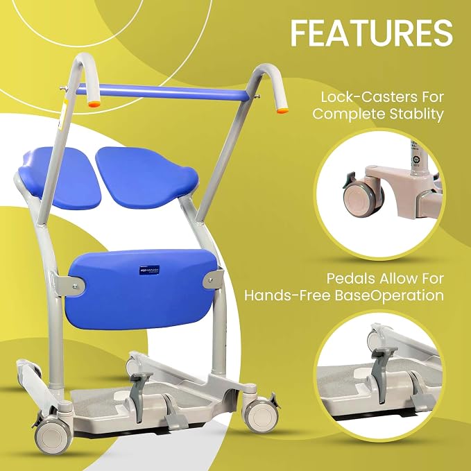 ArjoHuntleigh Sara Stedy Sit to Stand Manual Patient Lift Aid | Fully Assembled - Image 5