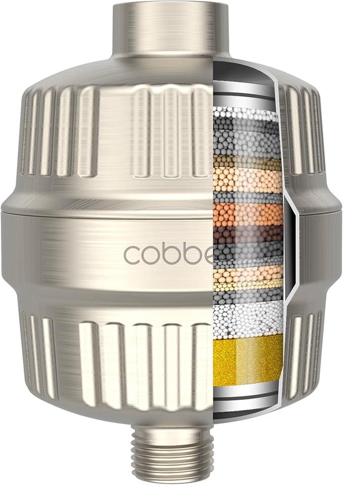 Cobbe HD HEAVY DUTY High Output Shower Filter – 99% REMOVAL Shower Head Filter by CobbeforQualityLife