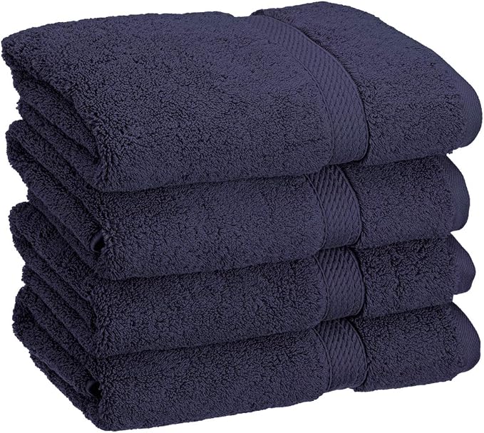BLUENILEMILLS BNM Egyptian Cotton 4-Piece Towel Set, Includes 4 Hand Towels by Blue+Nile+Mills