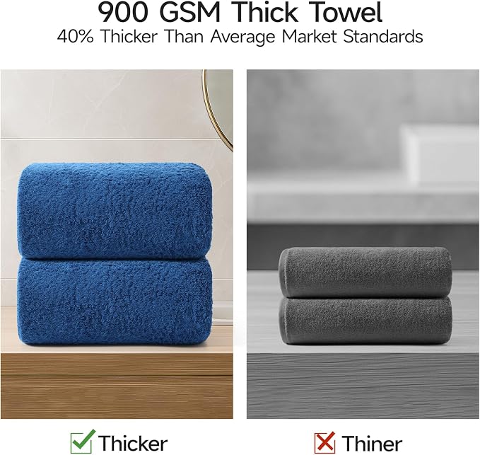 REDKISS 2 Piece Luxury Bath Towel Set - Image 5