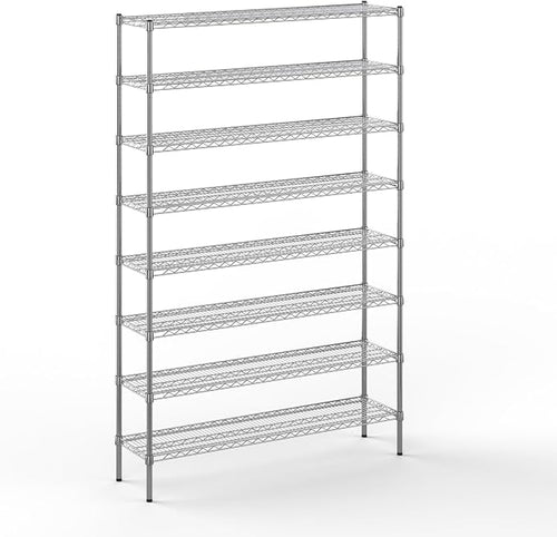 14" Deep x 54" Wide x 86" Height Wire Shelving Kit | 8-Tier | NSF Commercial by Regal+Altair