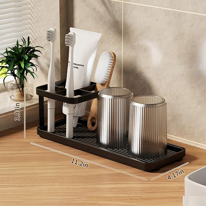 Toothbrush Holders for Bathrooms, Tooth Brushing Holder Electric Toothbrush and - Image 7