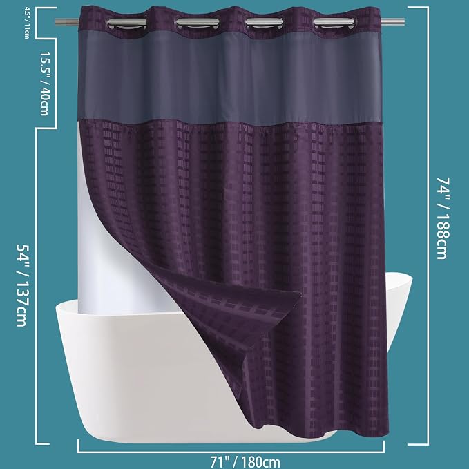 Conbo Mio No Hook Shower Curtain - Image 6