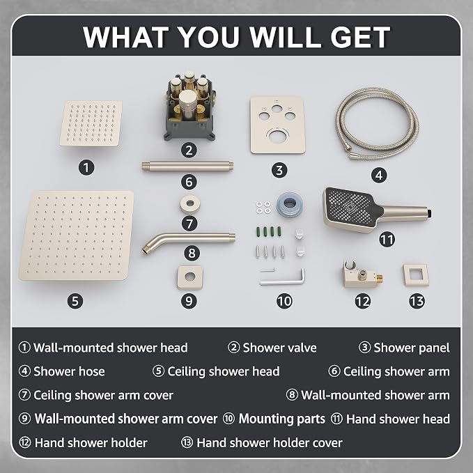 Iriber Thermostatic Shower System - Image 8