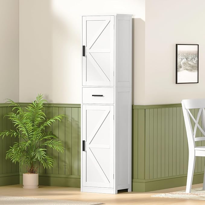 WEENFON Tall Bathroom Cabinet, Storage Cabinet - Image 6