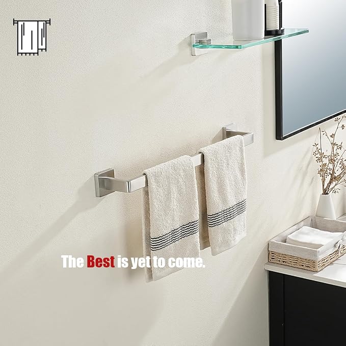 JQK Brushed Towel Bar, Rounded Edges 20.41 Inch Towel Rack, 304 Stainless Steel - Image 6
