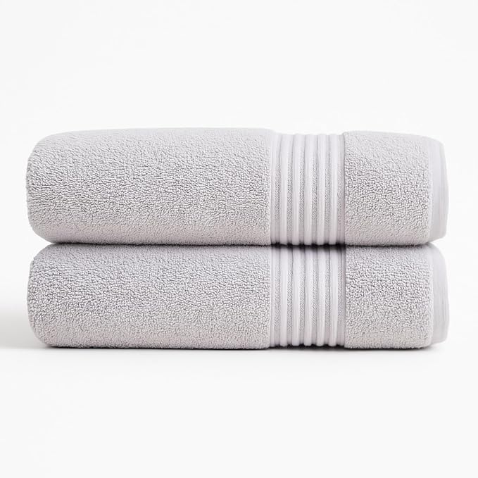 Milara Turkish Super-Plush Bathroom Hand Towels Set 2-Piece | Premium Cotton by MilaraCreations