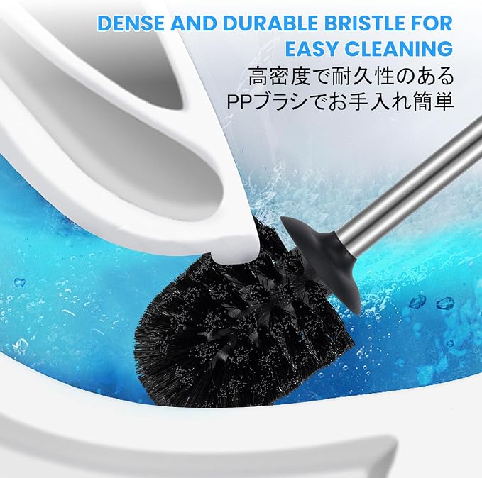 Stainless Steel Toilet Brush and Holder Toilet Brush and Cases Bathroom Bowl - Image 5
