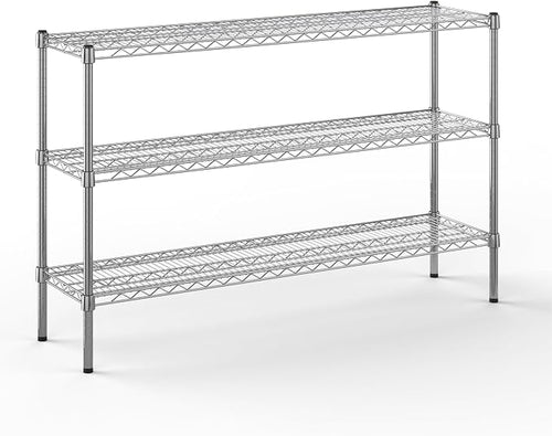14" Deep x 54" Wide x 34" Height Wire Shelving Kit | 3-Tier | NSF Commercial by Regal+Altair