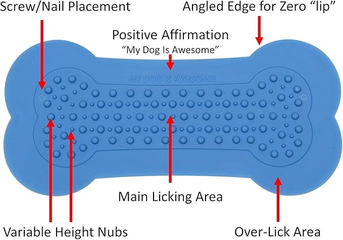 Lick Lick Pad Dog Accessories | Pet Shower Attachment | Dog Peanut Butter Lick - Image 6
