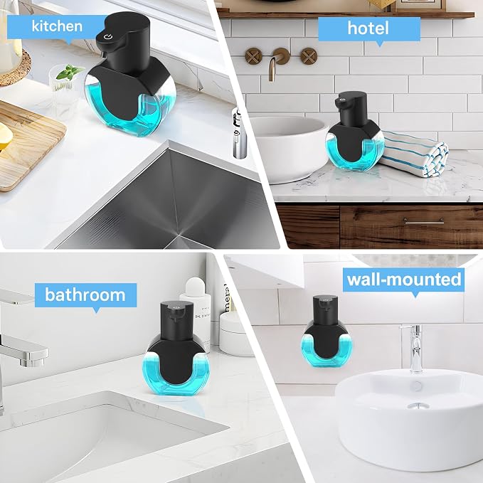 2 Pack Automatic Soap Dispenser, 14.2oz/420ML Touchless Automatic Foaming Hand - Image 6