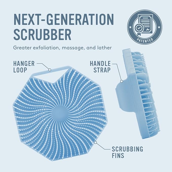 Sud Scrub® Antimicrobial Silicone Body Scrubber, Exfoliating Body Scrubber - Image 5