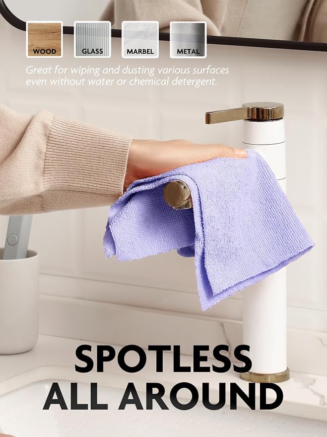 Fantasticlean Microfiber Cleaning Cloth Roll -75 Pack, Tear Away Microfiber - Image 3