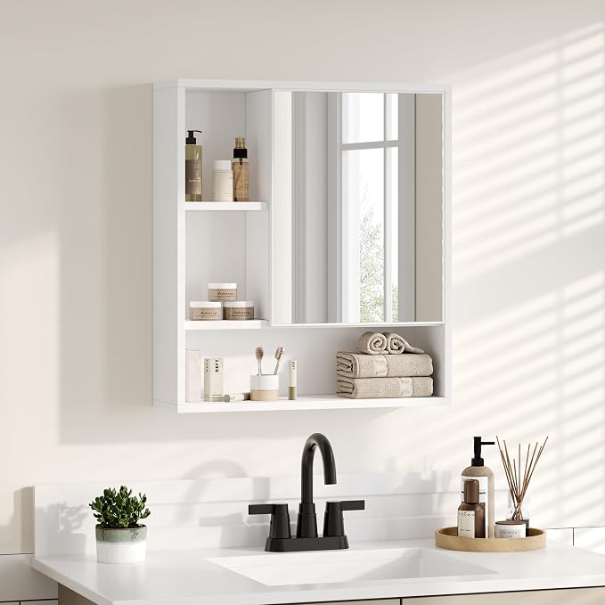 ChooChoo Bathroom Wall Mirror Cabinet, Medicine Cabinet by ChooChoo