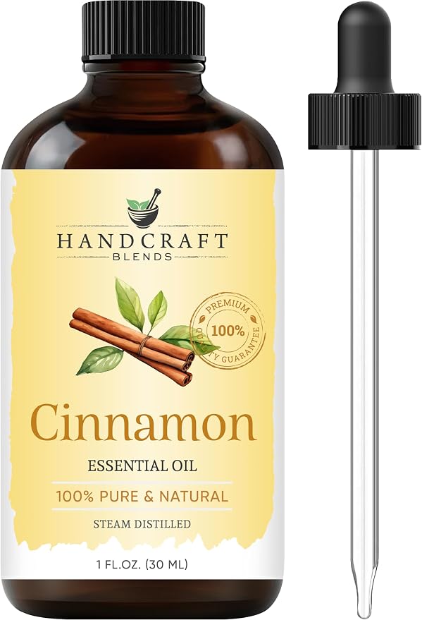 Handcraft Blends Cinnamon Essential Oil – 1 Fl Oz – 100% Pure and Natural – by HandcraftBlends