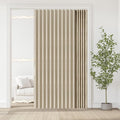 Accordian Door Curtain, 100% Blackout Folding Magnetic Doorway Curtains by JILRON