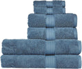 Christy Renaissance 6 Piece Blue Towel Set | 100% Egyptian Cotton | Luxury by Christy