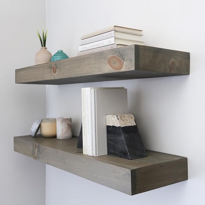 Urbandi Modern Floating Shelves 3 Inches Thick - Image 4