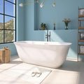 67" Acrylic Free Standing Tub, Stand Alone Tub, Freestanding Bathtub, Soaking by YinzanwBathtub