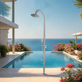 316 Marine Grade Stainless Steel Free Standing Outdoor Shower by Chalirs