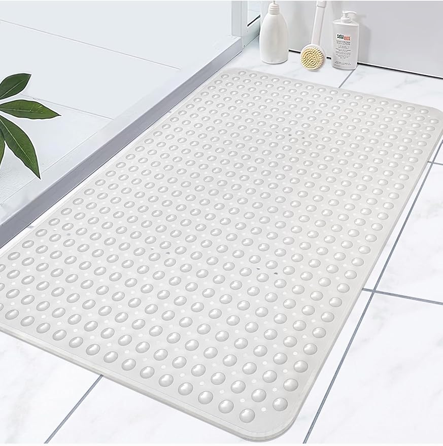 Extra Large Shower Mat, Yonala 47.2 x 31.5 Inch Non Slip Shower Mats by Yonala