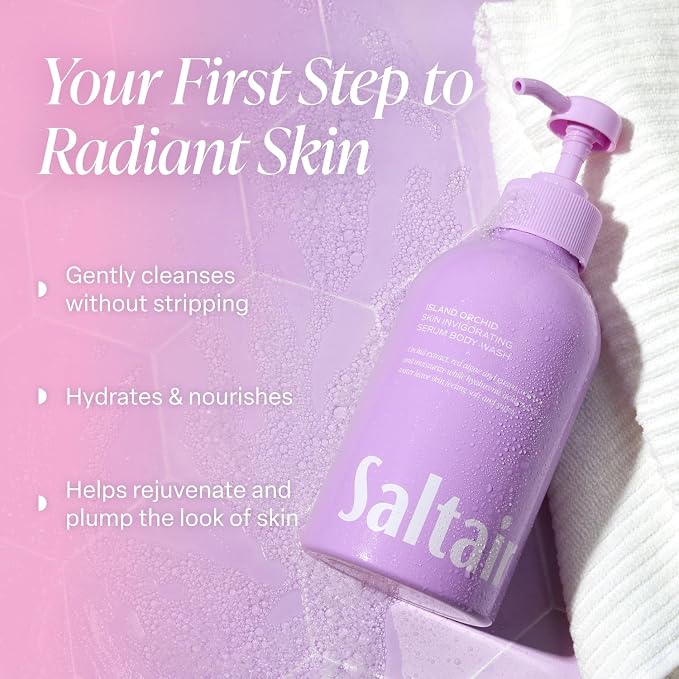 Saltair Body Wash, Island Orchid 2-Pack. Moisturizing Body Cleanser - Image 2