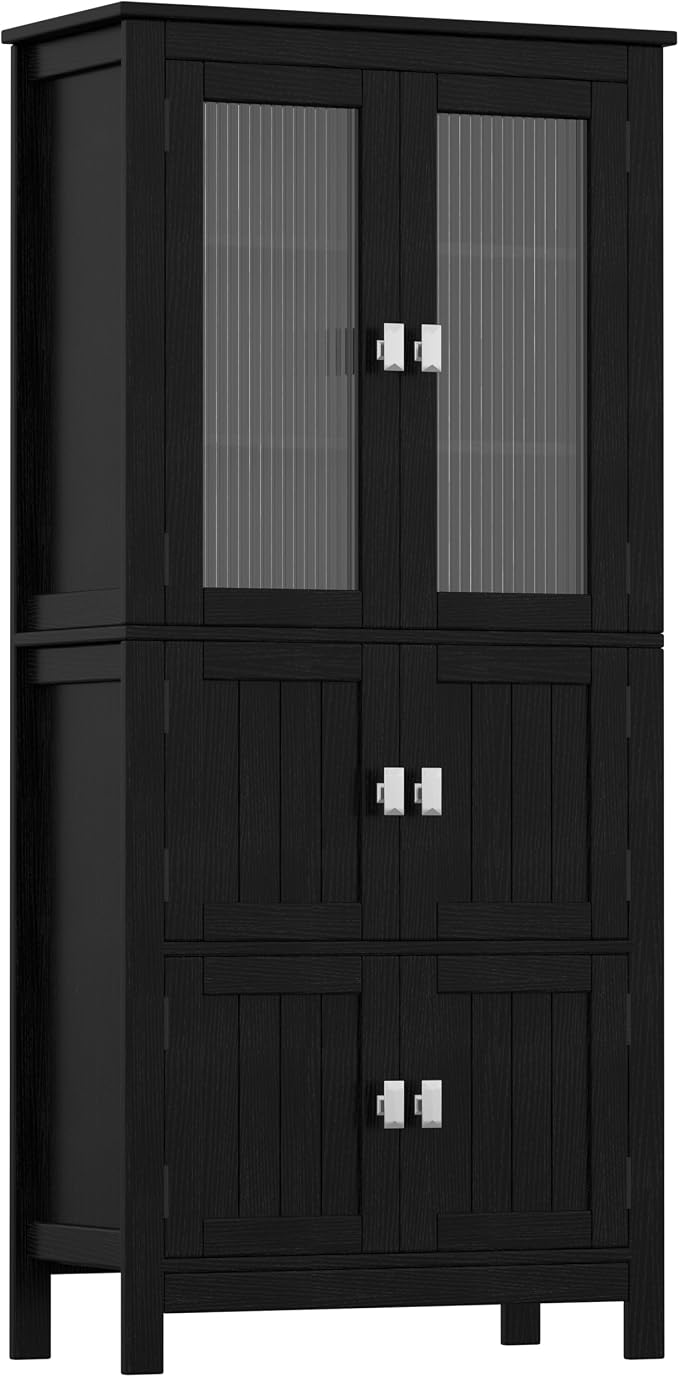 53.1" H Tall Bathroom Storage Cabinet, Bathroom Floor Cabinet - Image 8
